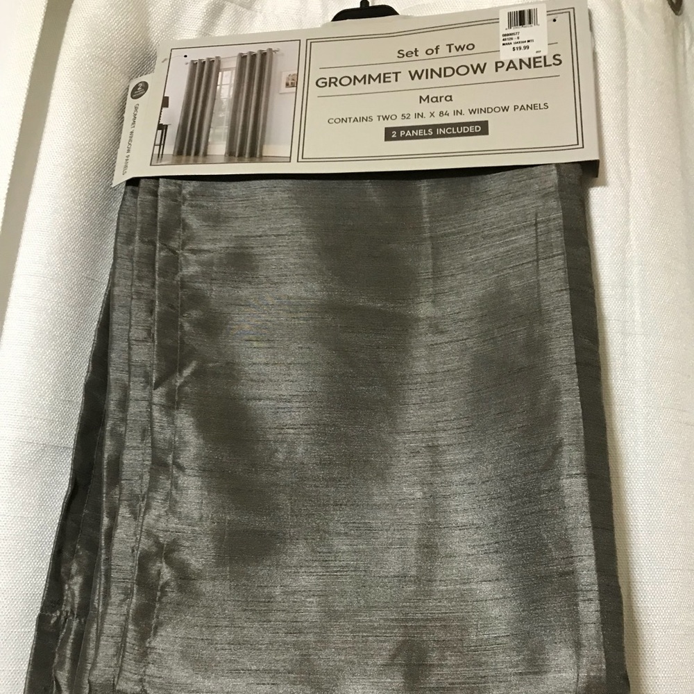 Grommet window panels (2 included)